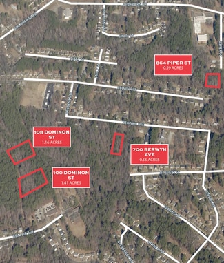 Plus de détails pour Durham Residential Land Opportunity – Terrain à vendre, Durham, NC
