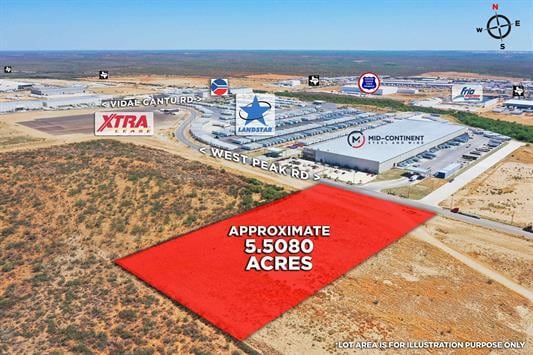 18514 W Peak Rd, Laredo, TX à vendre - Aérien – Image 1 sur 12