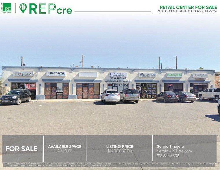 3010 George Dieter Dr, El Paso, TX à vendre - Photo de l’immeuble – Image 1 sur 7