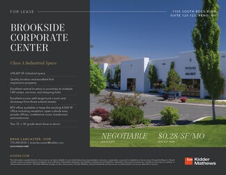 Plus de détails pour 1105 S Rock Blvd, Reno, NV - Local d'activités, Industriel/Logistique à louer