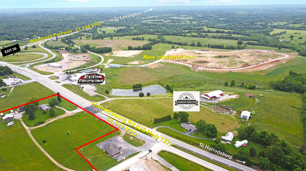 2084 Harrodsburg Rd, Lawrenceburg, KY à vendre - Aérien – Image 3 sur 6