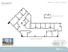 602 Sawyer St, Houston, TX à louer Plan d’étage– Image 1 sur 1