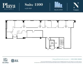 6100 Center Dr, Los Angeles, CA à louer Plan d’étage– Image 1 sur 1
