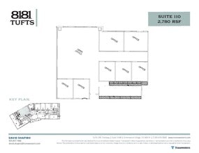 8181 E Tufts Ave, Denver, CO à louer Plan d’étage– Image 1 sur 4
