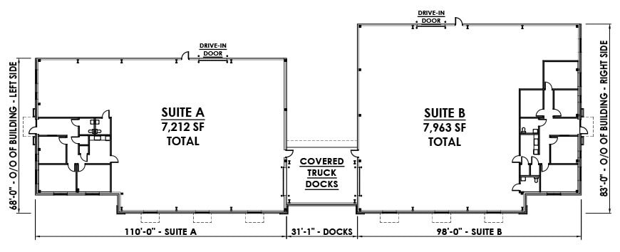 10684 Clear Creek Commerce Dr, Mint Hill, NC à louer Plan d’étage– Image 1 sur 1