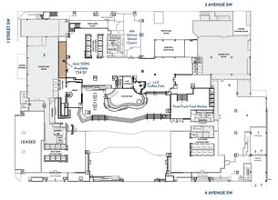 140 4 Av SW, Calgary, AB à louer Plan d’étage– Image 1 sur 1