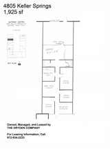 4801-4849 Keller Springs Rd, Addison, TX à louer Plan d’étage– Image 1 sur 1
