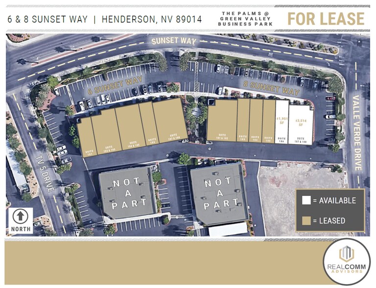 8 Sunset Way, Henderson, NV à louer - Photo de l’immeuble – Image 3 sur 6