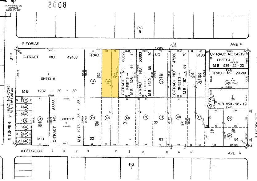 9213 & 9217 Tobias Ave, Panorama City, CA à vendre - Plan cadastral – Image 2 sur 2