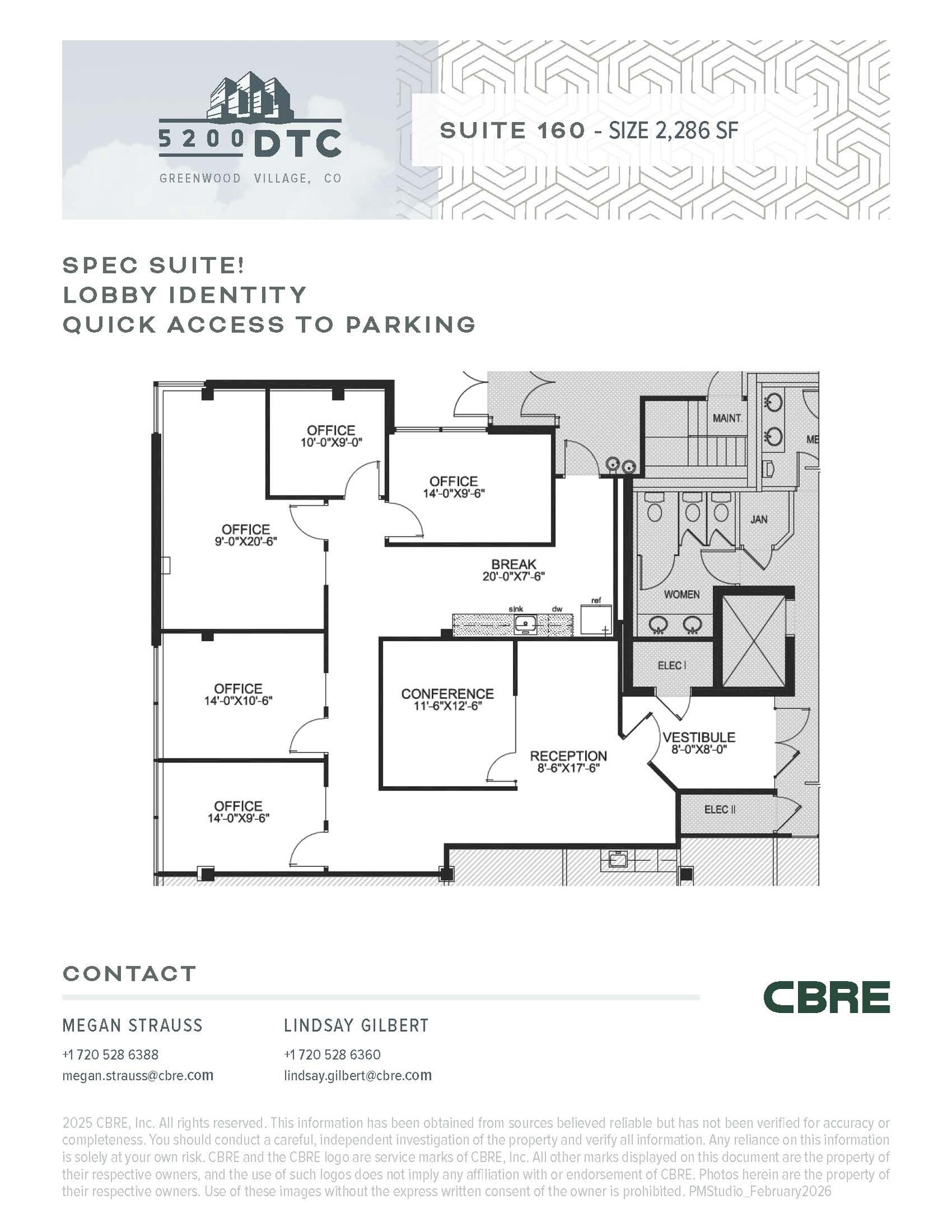 5200 Dtc Pky, Greenwood Village, CO à louer Plan d’étage– Image 1 sur 1