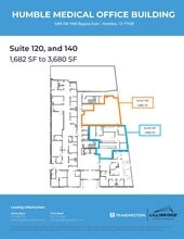 1485 FM 1960 Byp E, Humble, TX à louer Plan d’étage– Image 1 sur 1