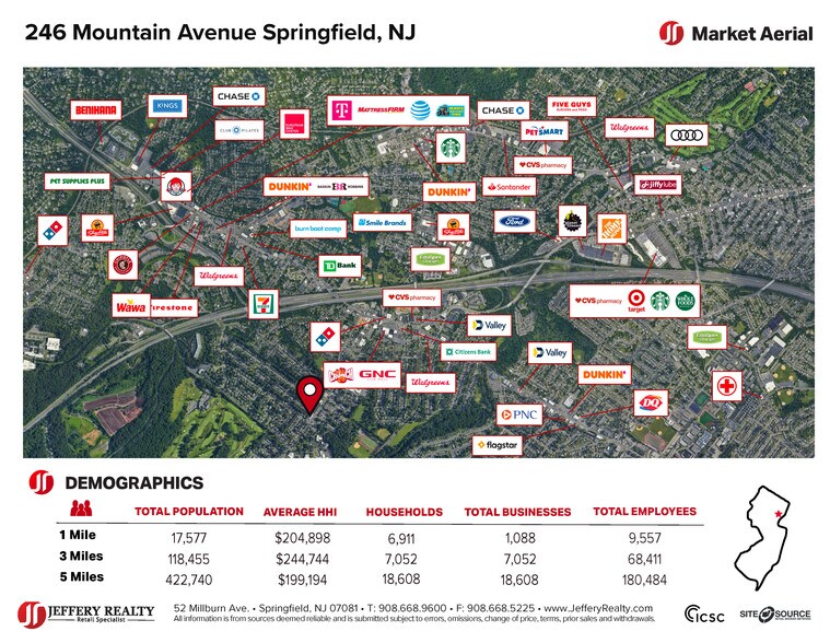 246 Mountain Ave, Springfield, NJ à louer - Photo de l’immeuble – Image 3 sur 3