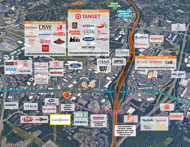 845 Ernest W Barrett Pky NW, Kennesaw, GA à vendre - Photo de l’immeuble – Image 2 sur 6