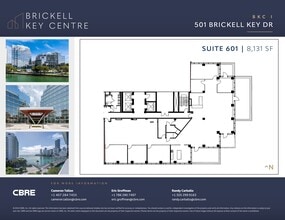 501 Brickell Key Dr, Miami, FL à louer Plan de site– Image 1 sur 1