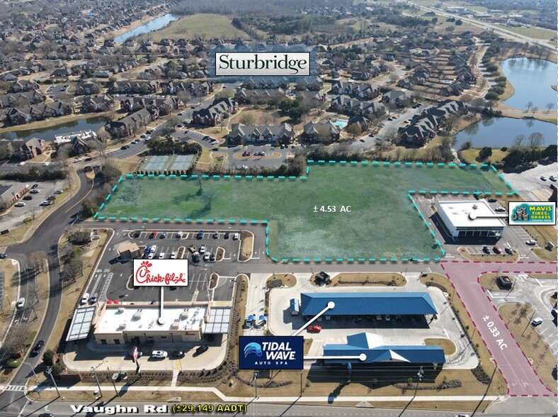 4.86 Acres Vaughn Road, Montgomery, AL à vendre - Photo de l’immeuble – Image 2 sur 5