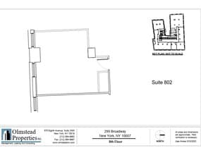 299 Broadway, New York, NY à louer Plan d’étage– Image 1 sur 1