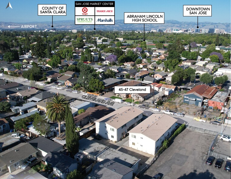 47 Cleveland Ave, San Jose, CA à vendre - Photo de l’immeuble – Image 2 sur 11