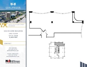 1415 W 22nd St, Oak Brook, IL à louer Plan d’étage– Image 1 sur 1