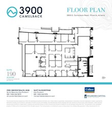 3900 E Camelback Rd, Phoenix, AZ à louer Plan d’étage– Image 1 sur 2