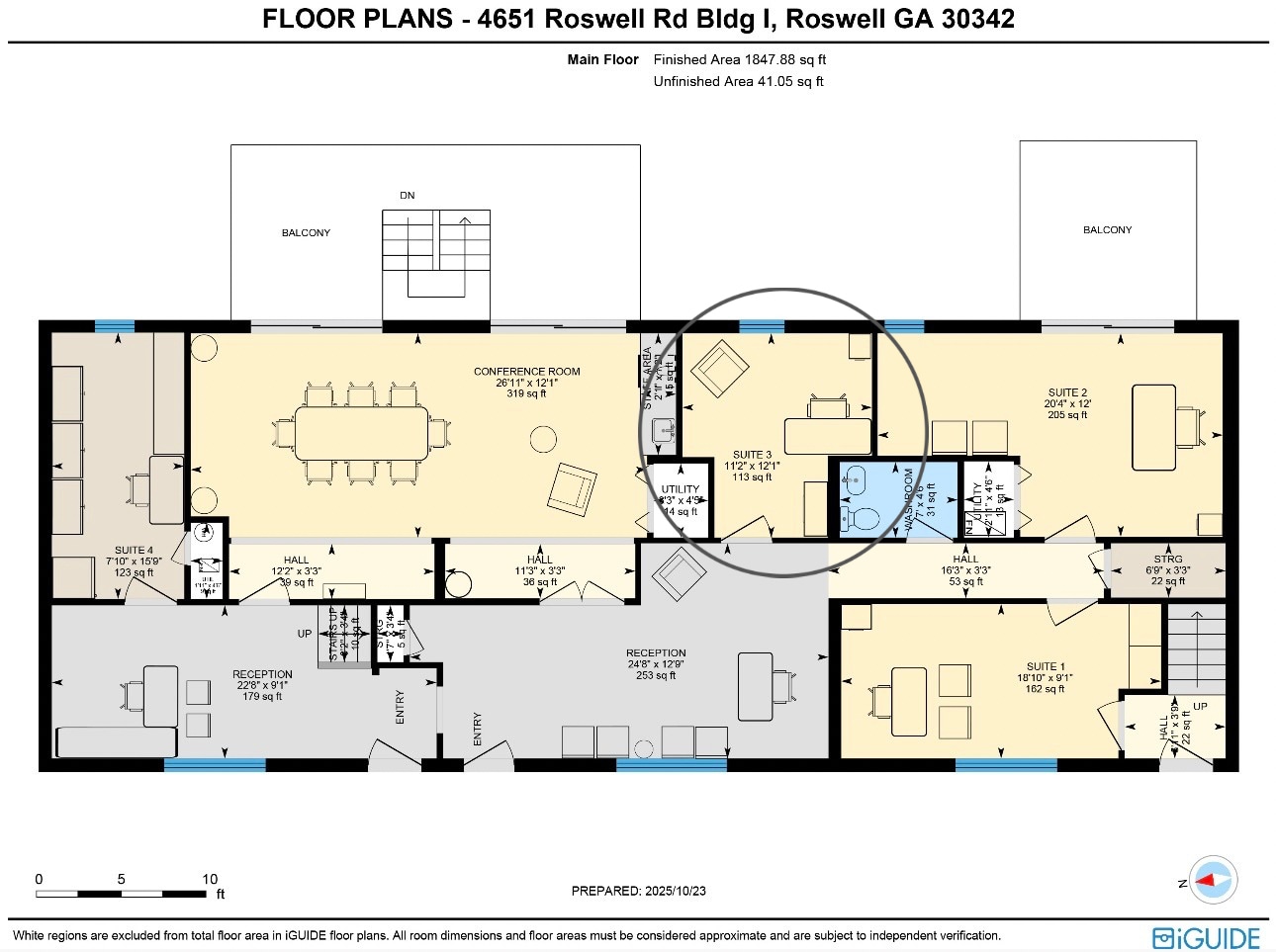 4651 Roswell Rd NE, Atlanta, GA à louer Plan d’étage– Image 1 sur 3