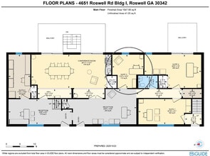 4651 Roswell Rd NE, Atlanta, GA à louer Plan d’étage– Image 1 sur 3