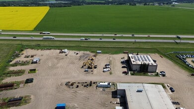 430077 Range Road 261, Ponoka, AB - Vue aérienne  vue de carte