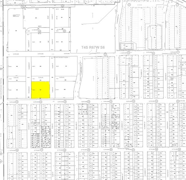 826 Albion St, Denver, CO à louer - Plan cadastral – Image 1 sur 1