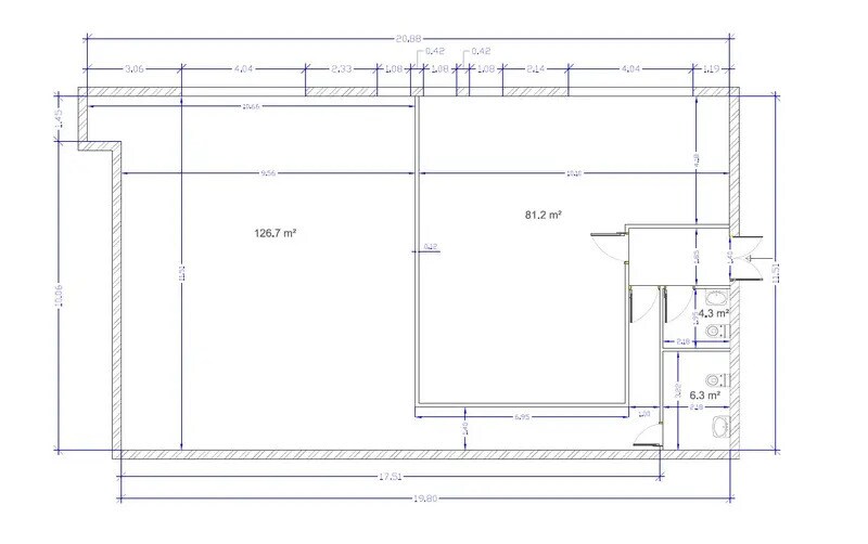 Bureau dans Aubagne à louer - Plan d’étage – Image 3 sur 3