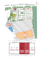 1558 Palm Beach Lakes Blvd, West Palm Beach, FL à louer Plan de site– Image 2 sur 2