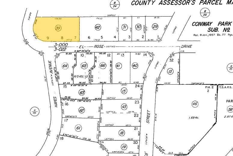 30 W El Rose Dr, Petaluma, CA à louer - Plan cadastral – Image 2 sur 18
