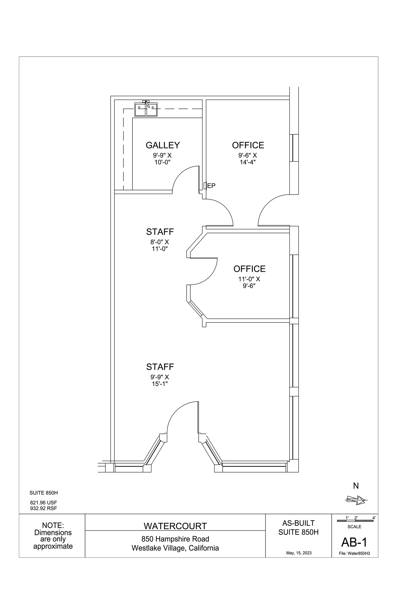 850 Hampshire Rd, Westlake Village, CA à louer Plan de site– Image 1 sur 1