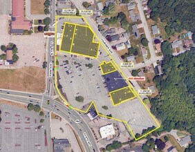 1400-1450 Park Ave, Woonsocket, RI - Vue aérienne  vue de carte - Image1