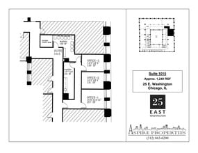 25 E Washington St, Chicago, IL à louer Plan de site– Image 1 sur 1