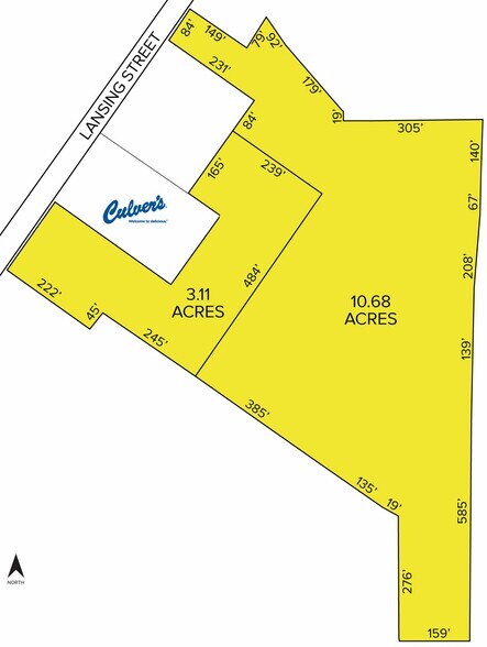520 Lansing St, Charlotte, MI à vendre - Plan de site – Image 2 sur 2