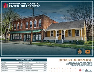 Plus de détails pour 602-604 3rd St, Augusta, GA - Logement à vendre