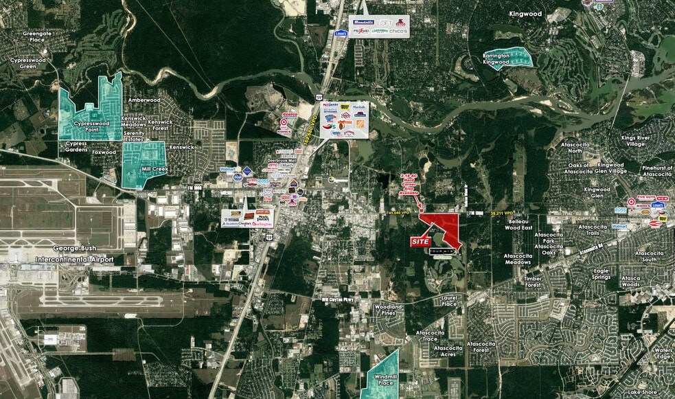 0 FM 1960 Rd W, Humble, TX à vendre - Aérien – Image 2 sur 4