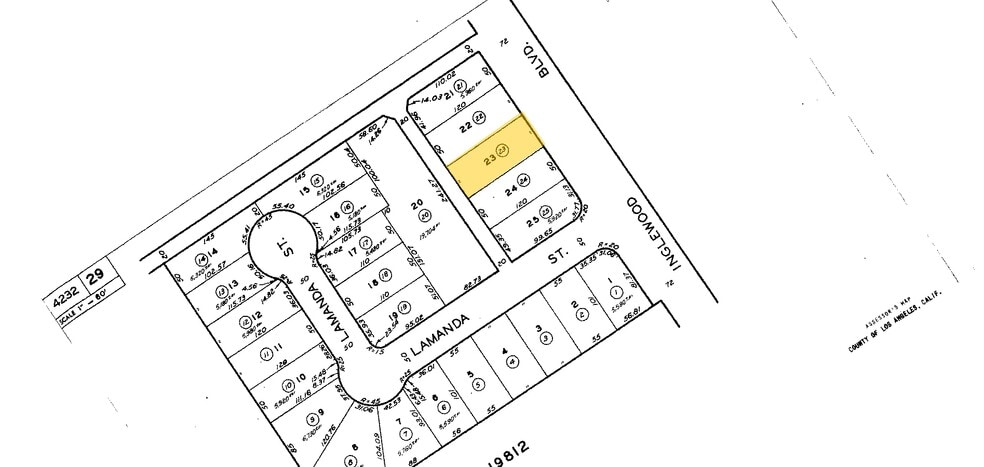 4035 Inglewood Blvd, Los Angeles, CA à vendre - Plan cadastral – Image 3 sur 20