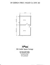 301 Georgia St, Vallejo, CA à louer Plan de site– Image 1 sur 4