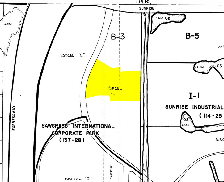 1580 Sawgrass Corporate Pky, Sunrise, FL à louer - Plan cadastral – Image 2 sur 9