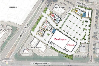 13517 University Blvd, Sugar Land, TX à louer Plan de site– Image 1 sur 1