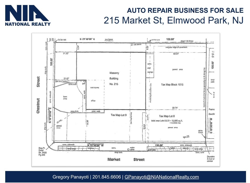 215 Market St, Elmwood Park, NJ à louer Plan d’étage– Image 1 sur 1