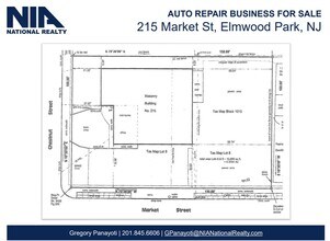 215 Market St, Elmwood Park, NJ à louer Plan d’étage– Image 1 sur 1