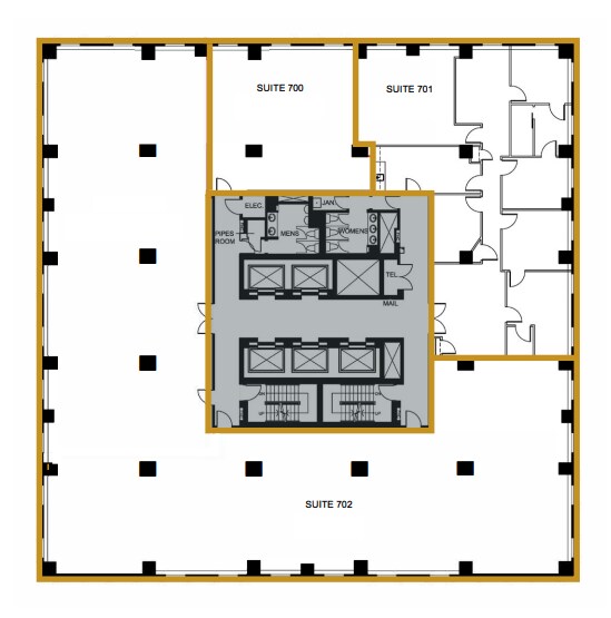 415 Yonge St, Toronto, ON à louer Plan d’étage– Image 1 sur 1