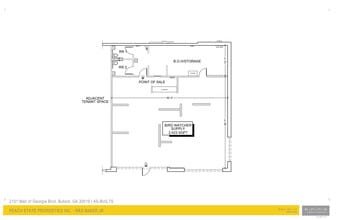 2101 Mall of Georgia Blvd, Buford, GA à louer Plan de site– Image 1 sur 1