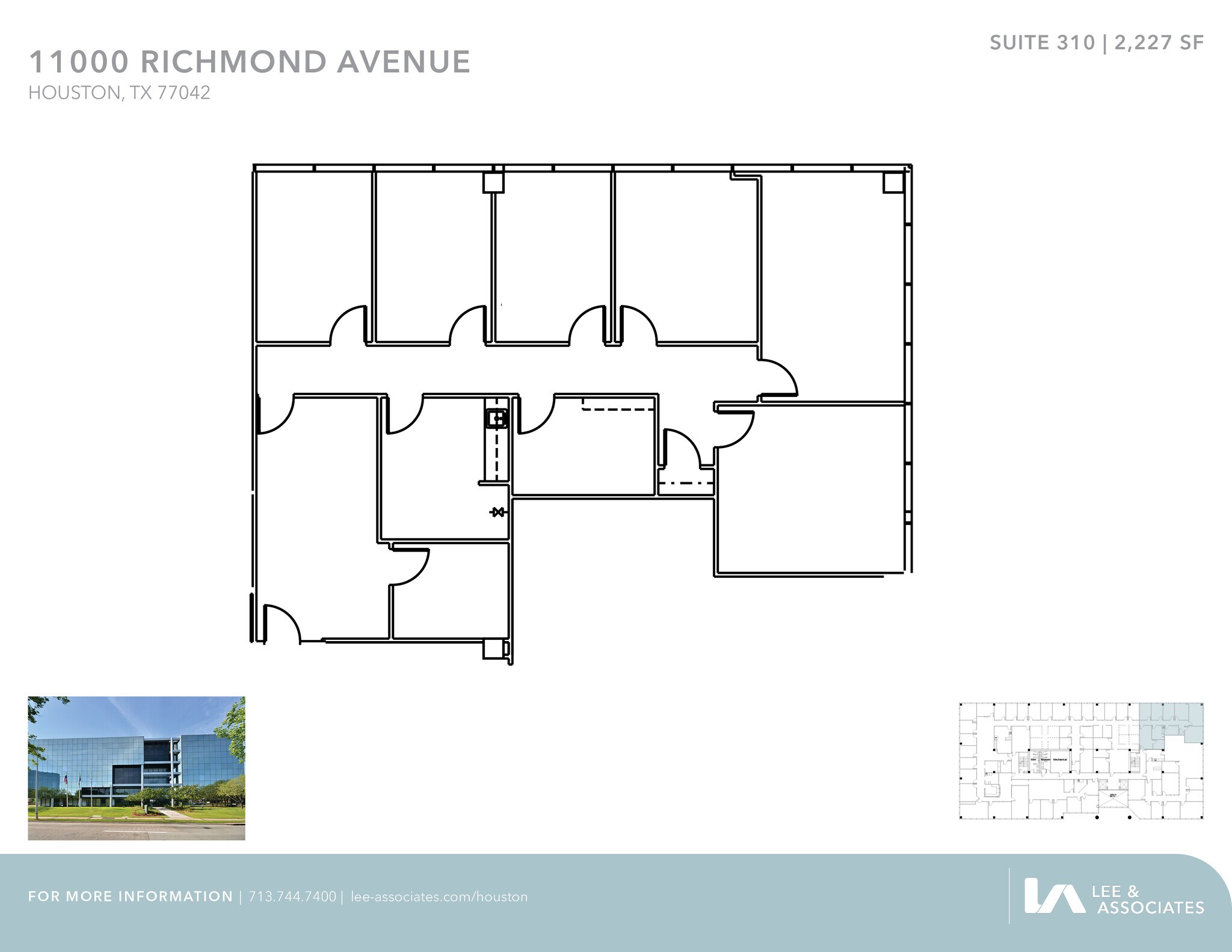11000 Richmond Ave, Houston, TX à louer Plan d’étage– Image 1 sur 1
