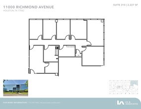 11000 Richmond Ave, Houston, TX à louer Plan d’étage– Image 1 sur 1