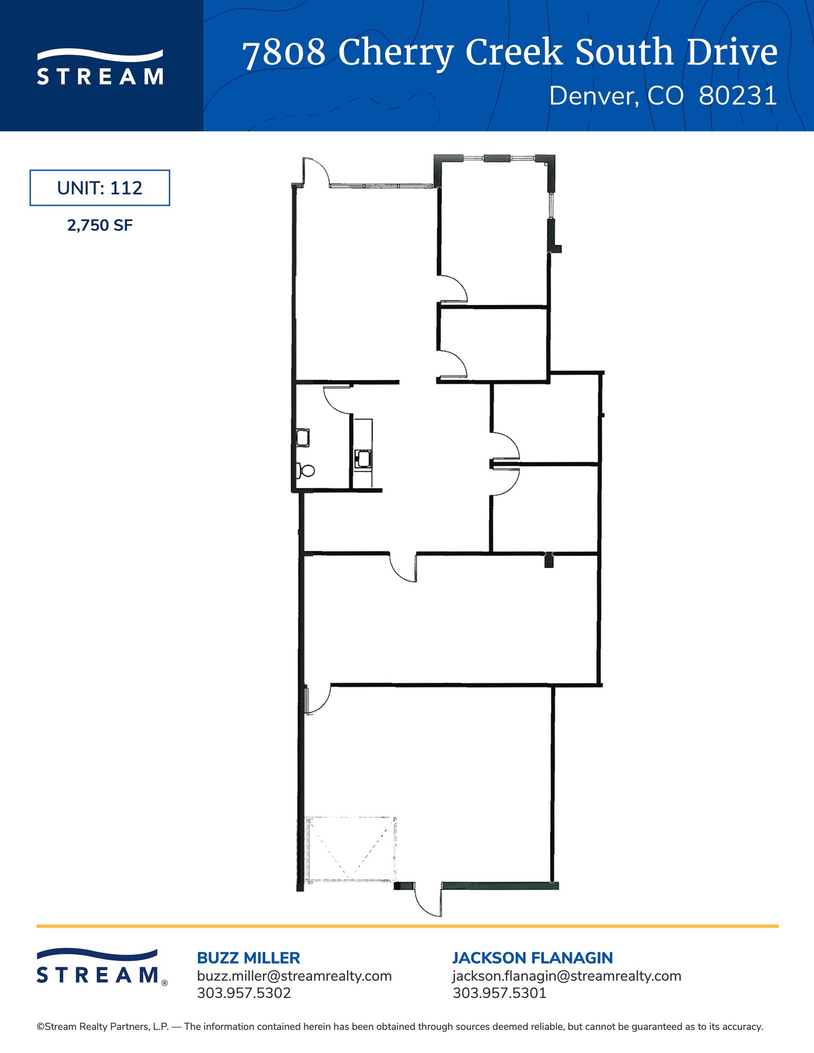 7808 E Cherry Creek South Dr, Denver, CO à louer Plan de site– Image 1 sur 1