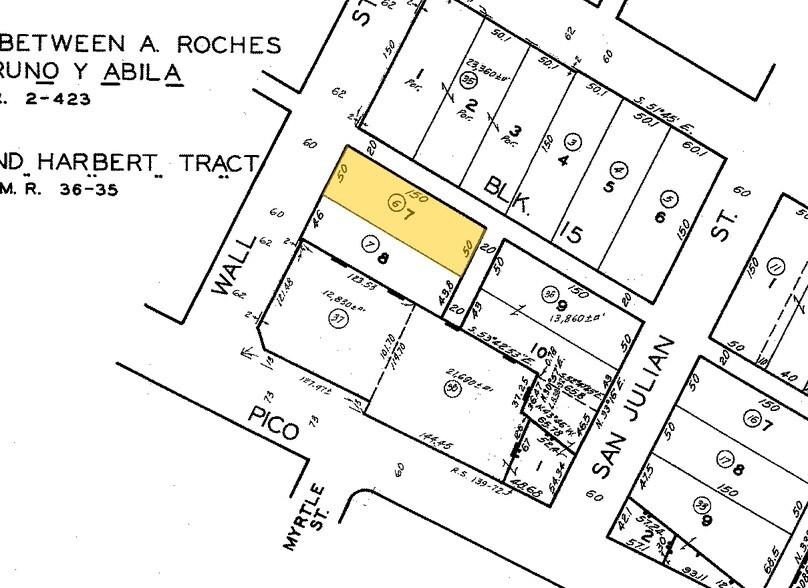 1212-1218 Wall St, Los Angeles, CA à vendre - Plan cadastral – Image 3 sur 13