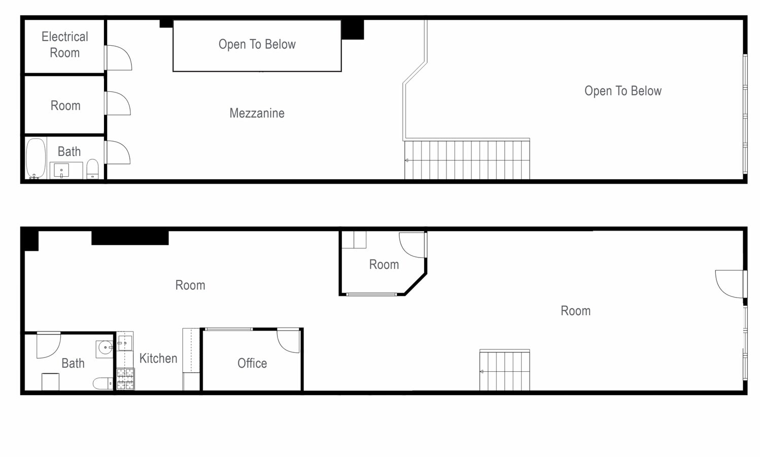 1233-1235 Howard St, San Francisco, CA 94103 - Lot 1235-D -  - Plan d’étage - Image 1 of 5