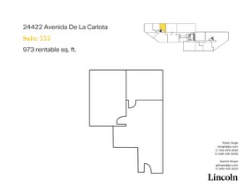 24422 Avenida De La Carlota, Laguna Hills, CA à louer Plan d’étage– Image 1 sur 4